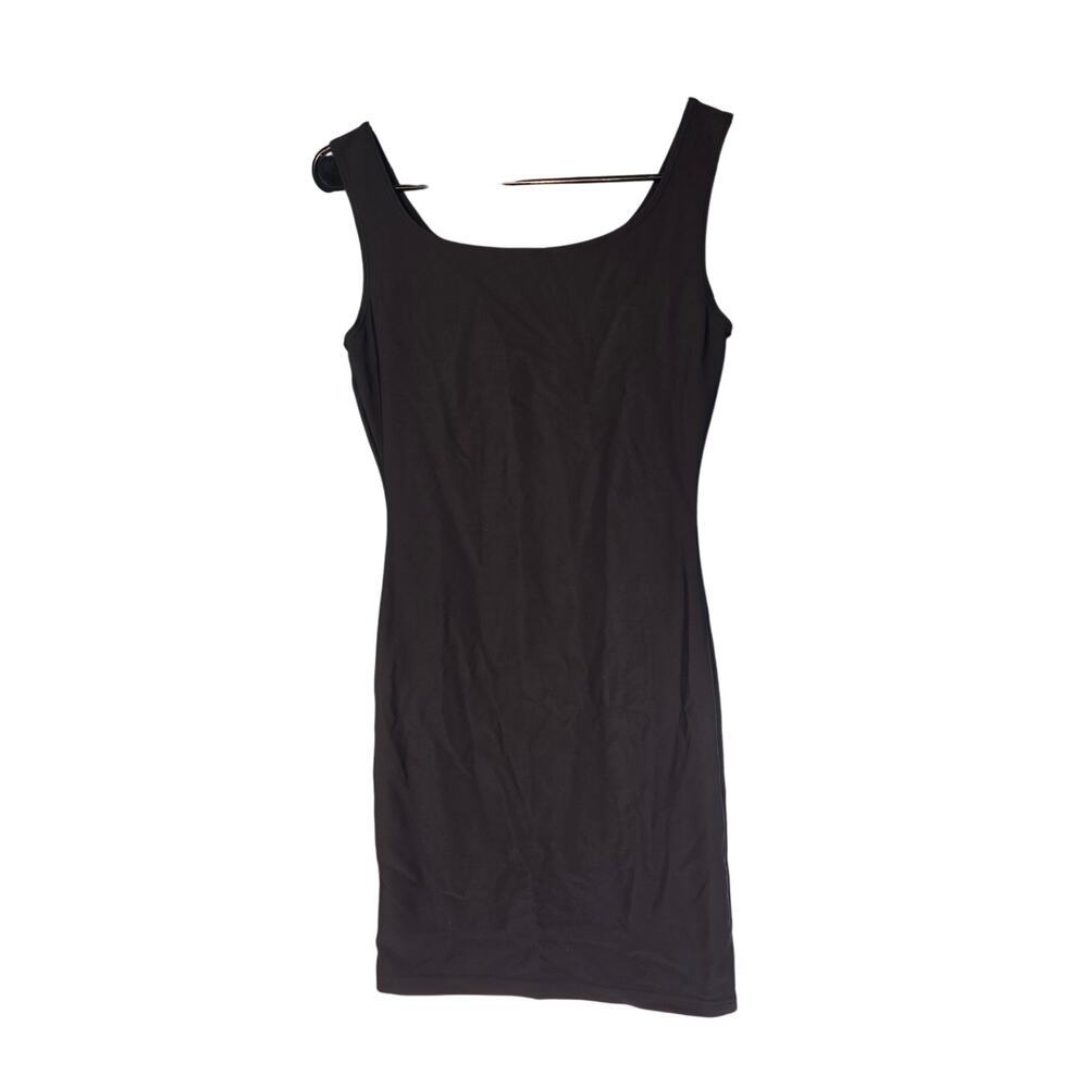 Maidenform Black Firm Control Full Body Shaper Slip Dress Seamless Medium